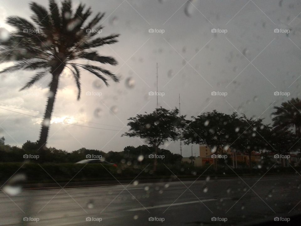 Rain. Sun becomes Rain 