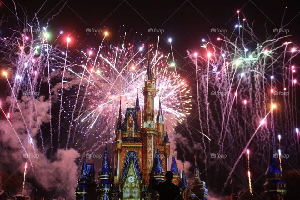 Fireworks at Disney 
