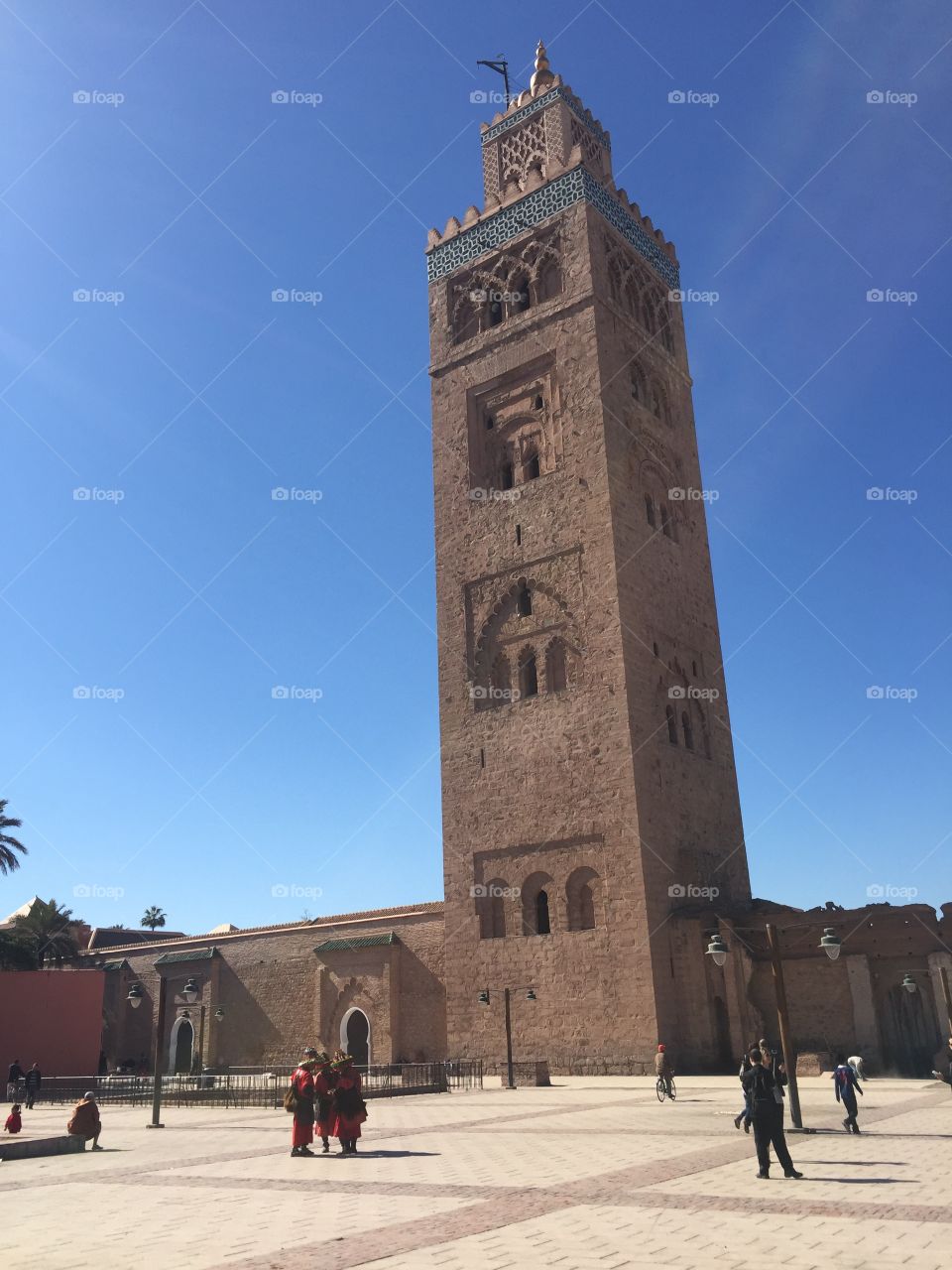 Largest mosque in Marrakech 