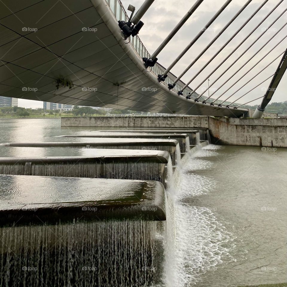 Tranquility of water in the city