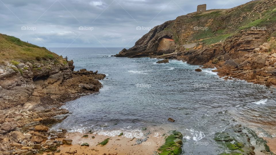 Scenic view of beach