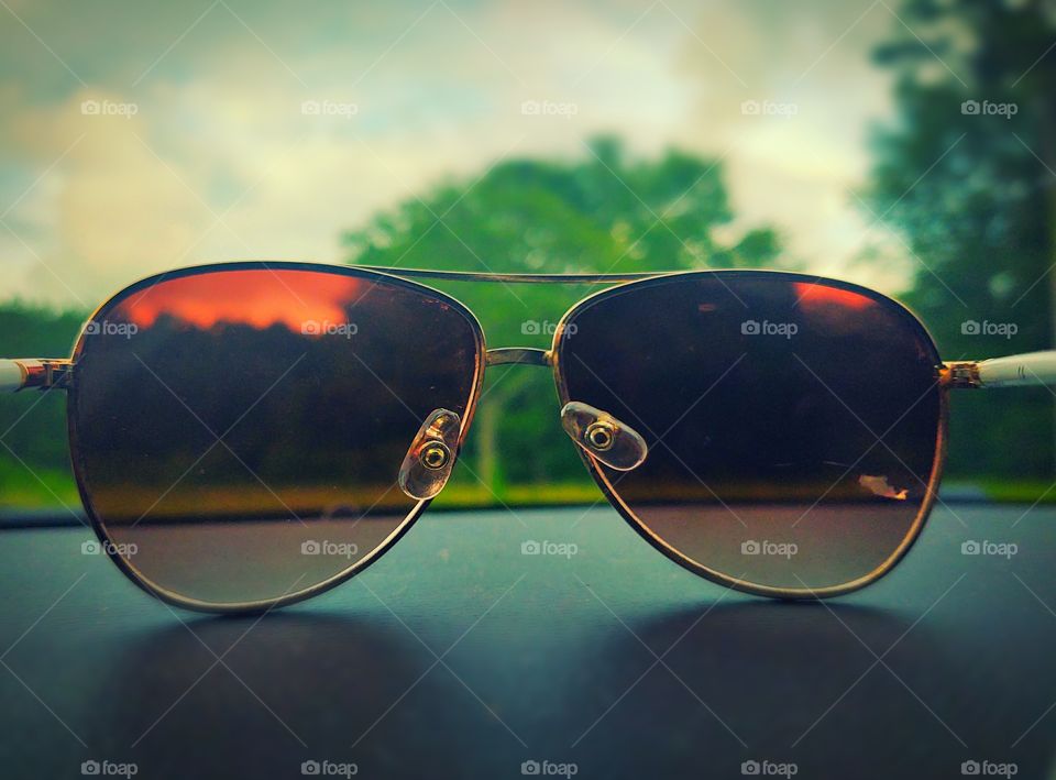 View through my glasses.