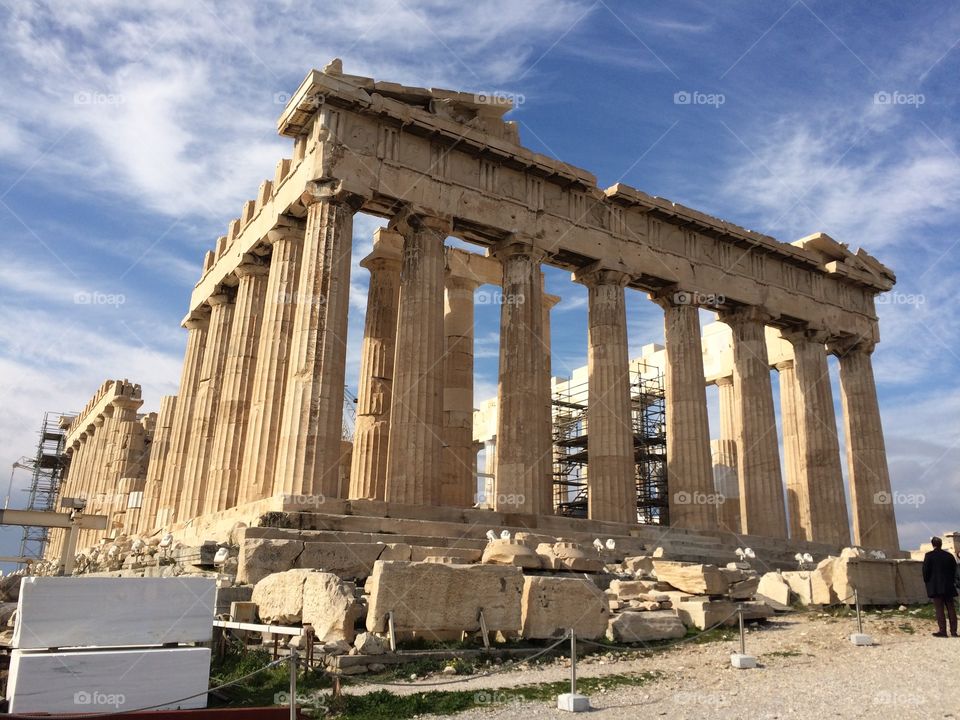 A historic landmark, reminder of ancient glory! #Parthenon