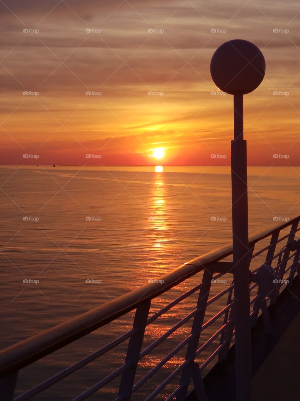 Cruise Ship sunset