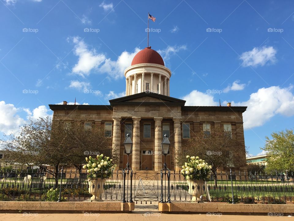 Old Capitol Building in Springfield, Illinois 