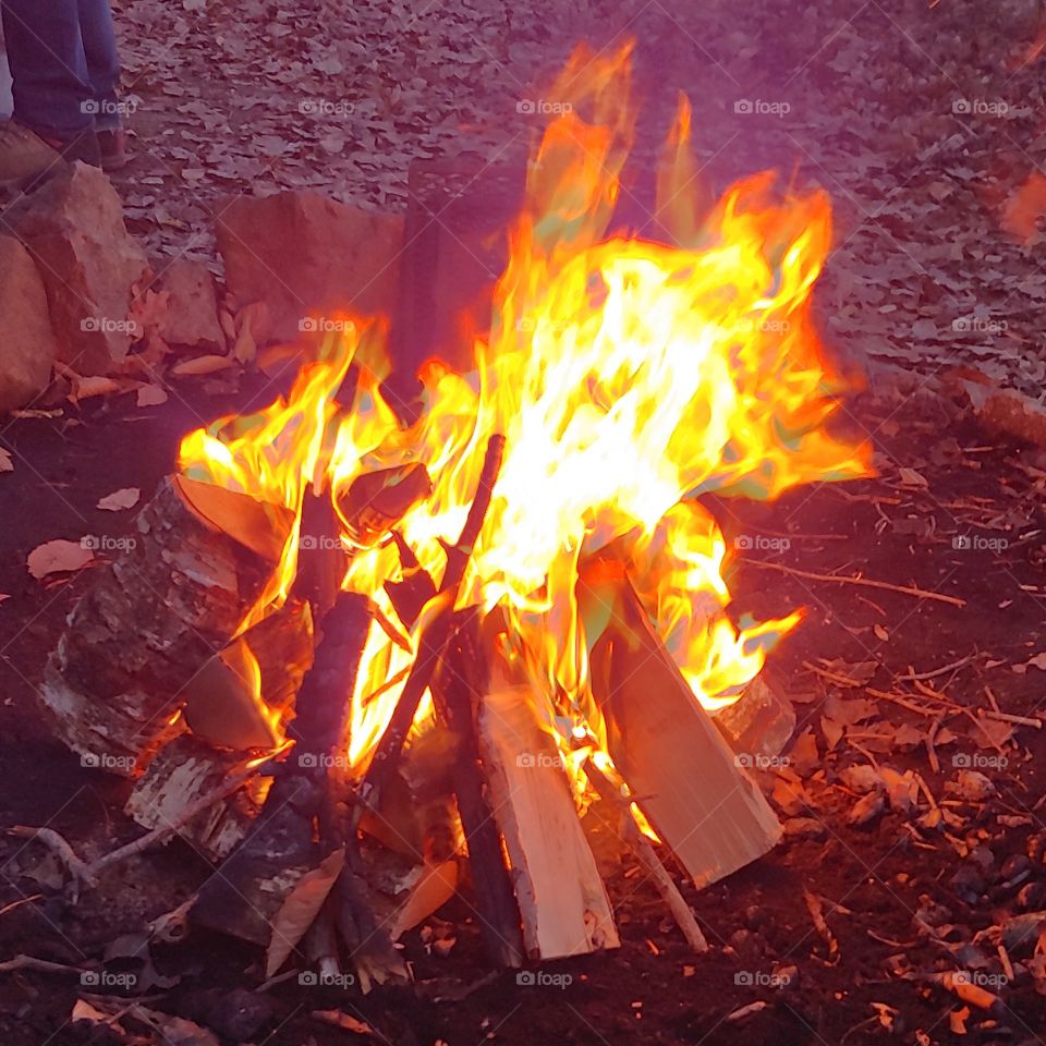 Halloween fire
