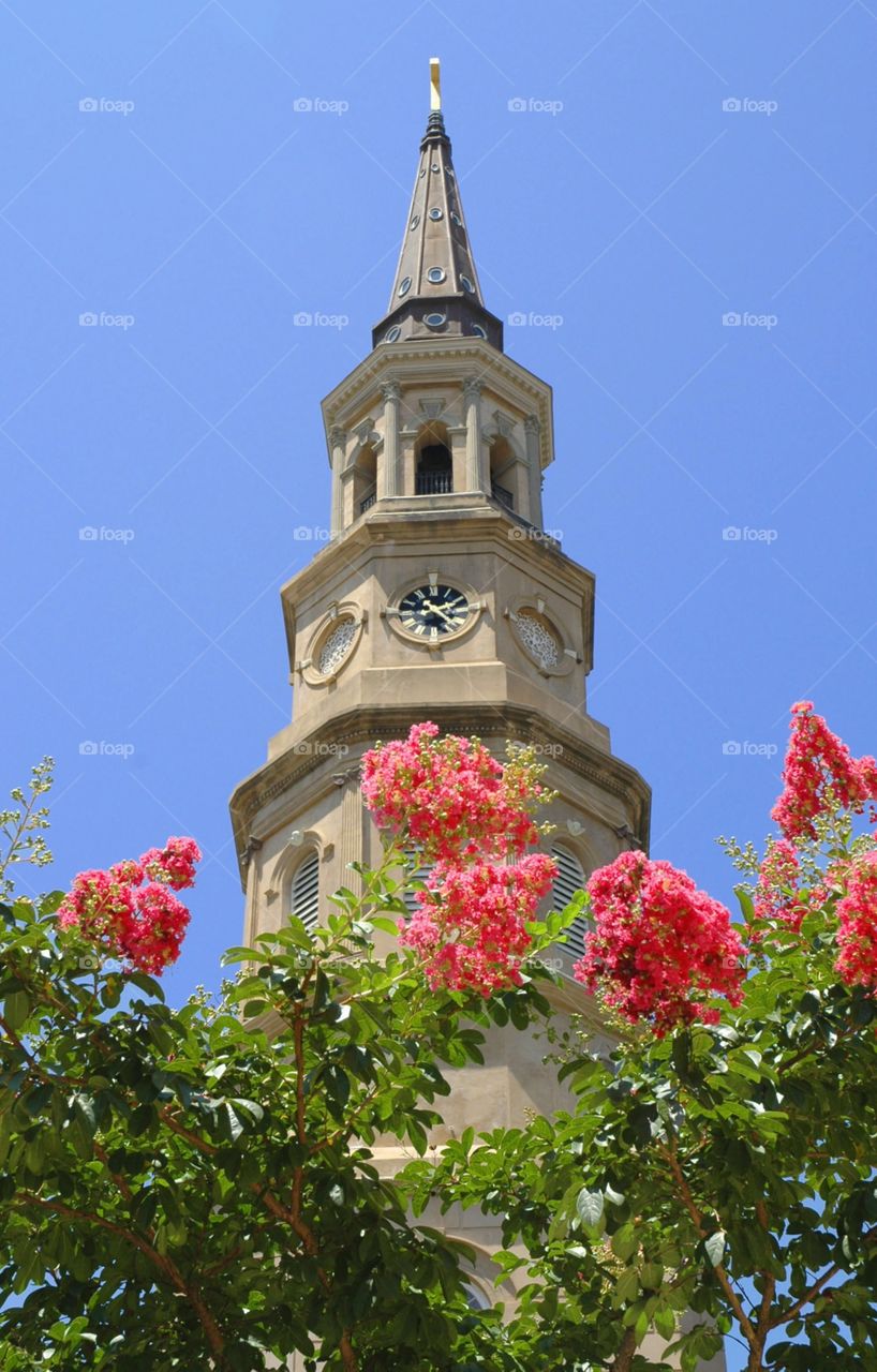 Church in historic Charleston South Carolina. 