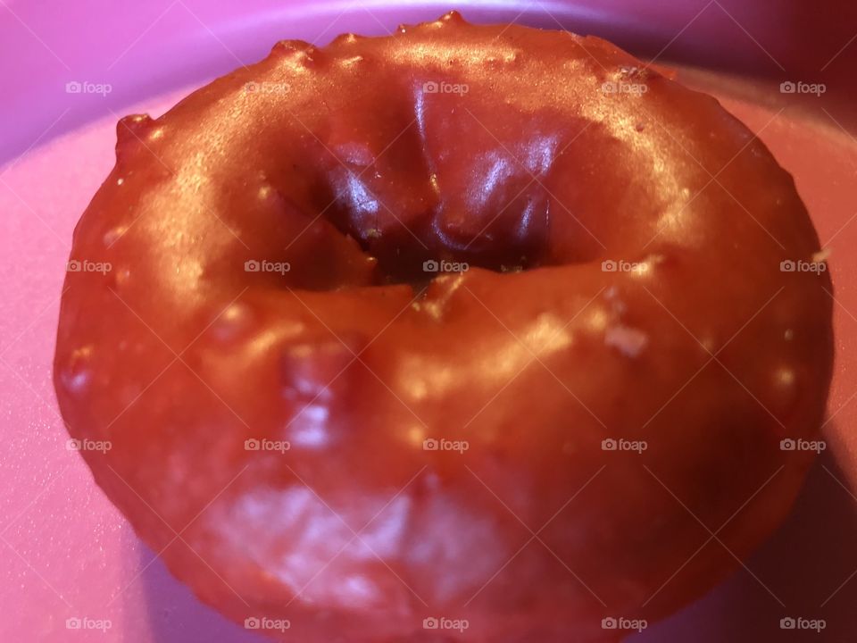 Pink donut