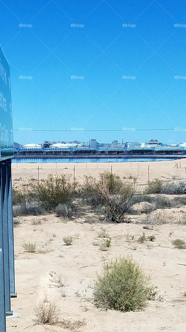 solar farm in Arizona desert