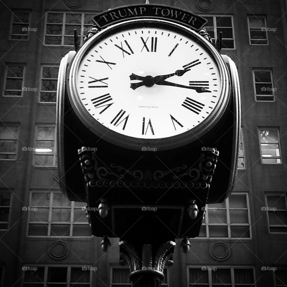 clock. Took this while visiting NYC