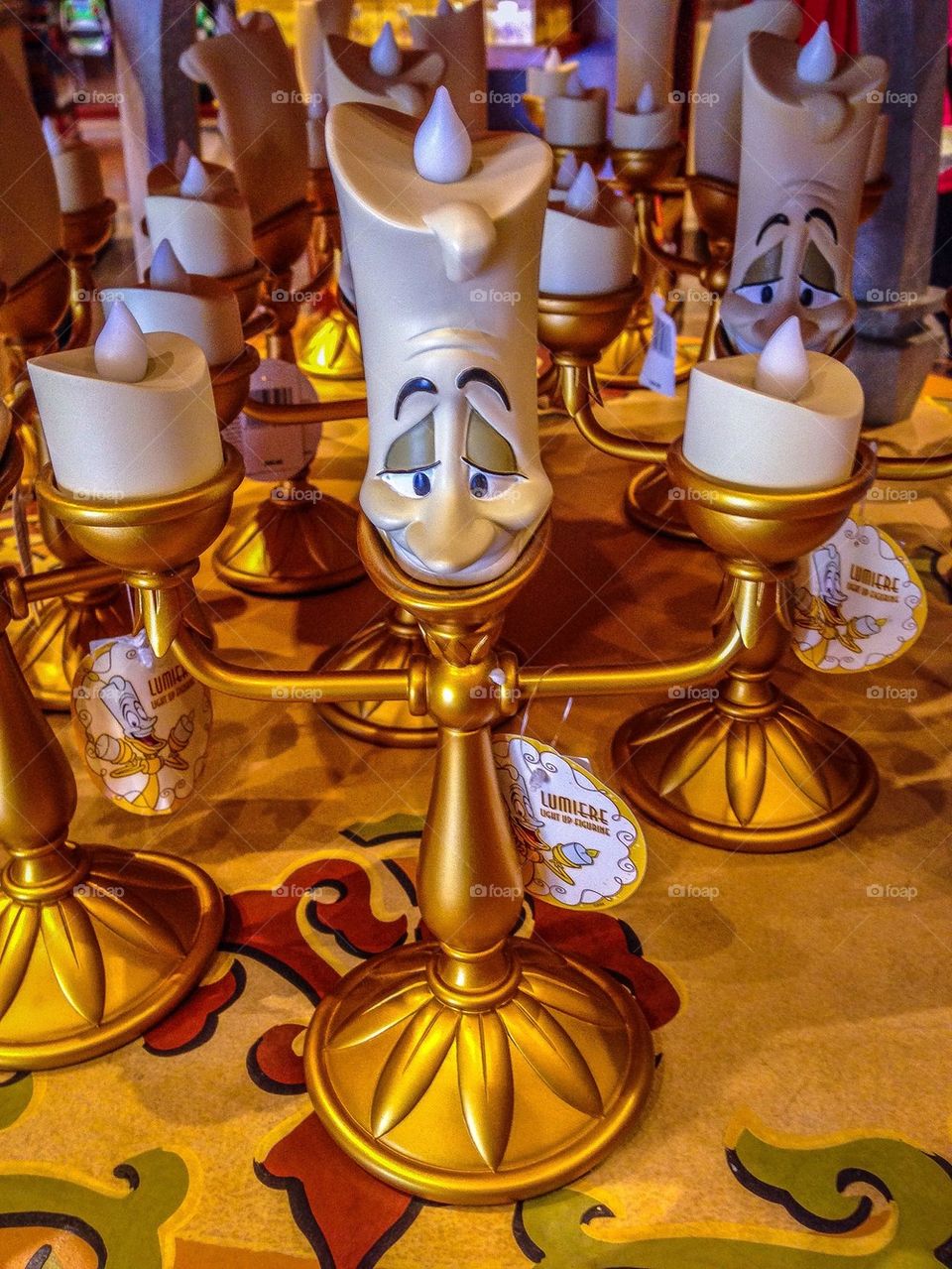 Beauty and the beast luminaire