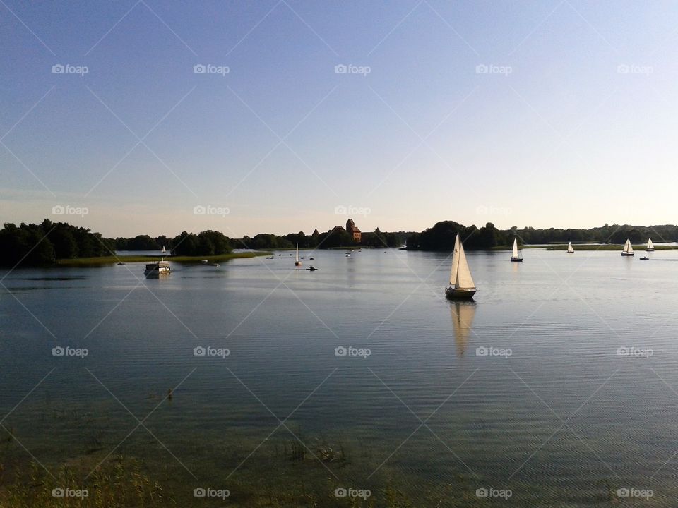 lake in the Trakai
