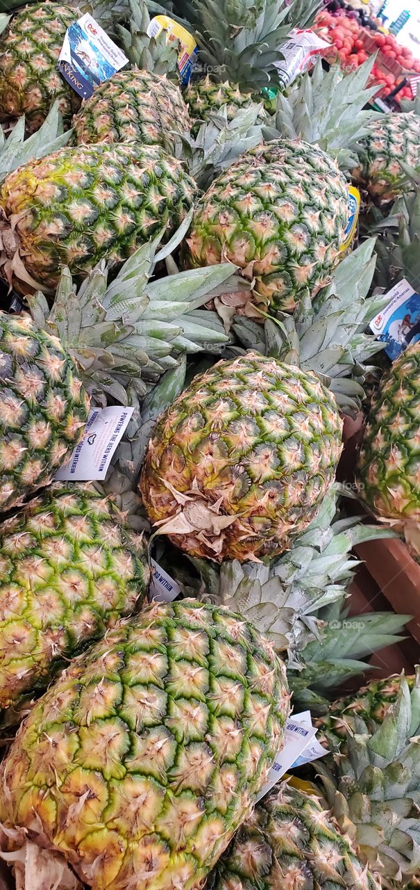 Pineapple at the Market