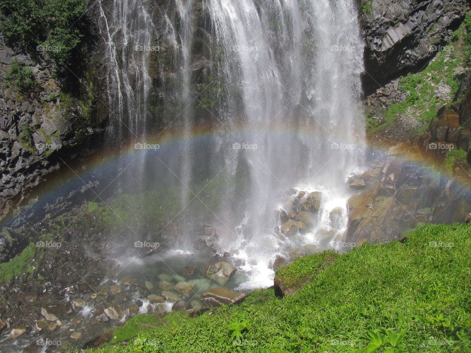 Waterfall and Rainbow