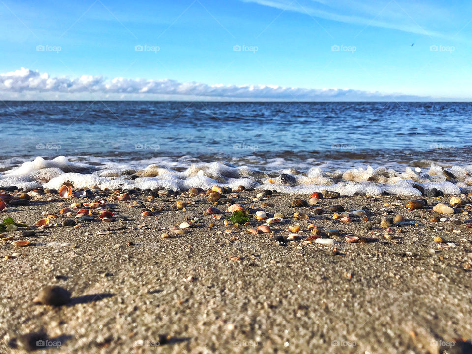 Walking along the beach...