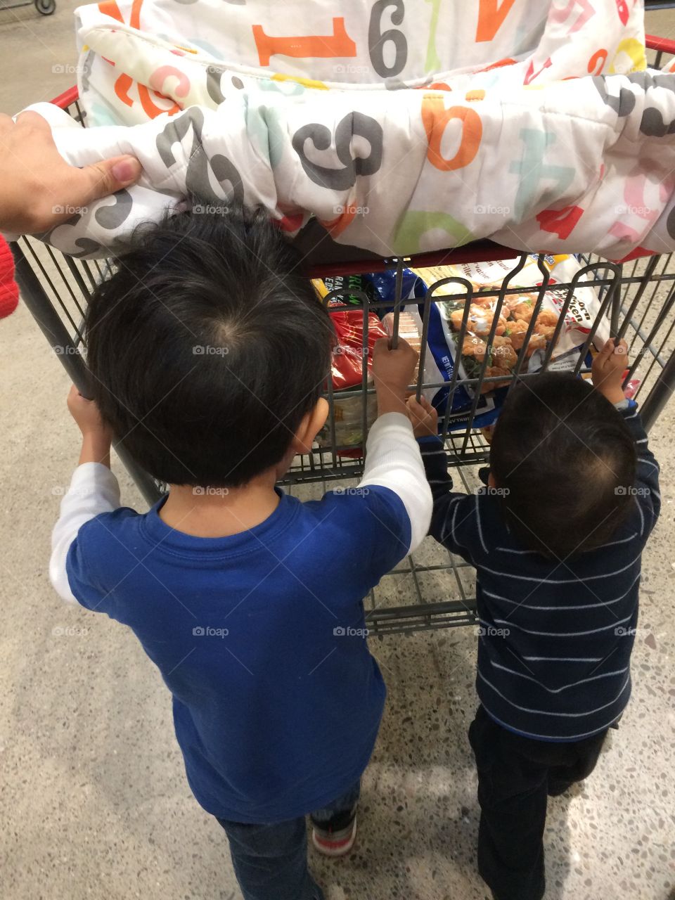 Shopping with the boys