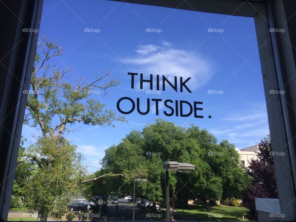 Think outside the box 