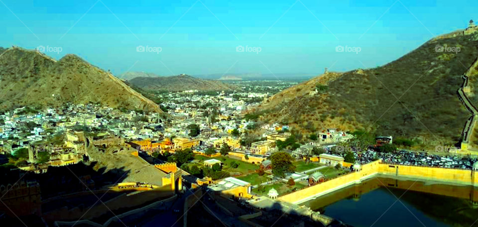 An Amazing view captured at Amber fort, Rajasthan.
