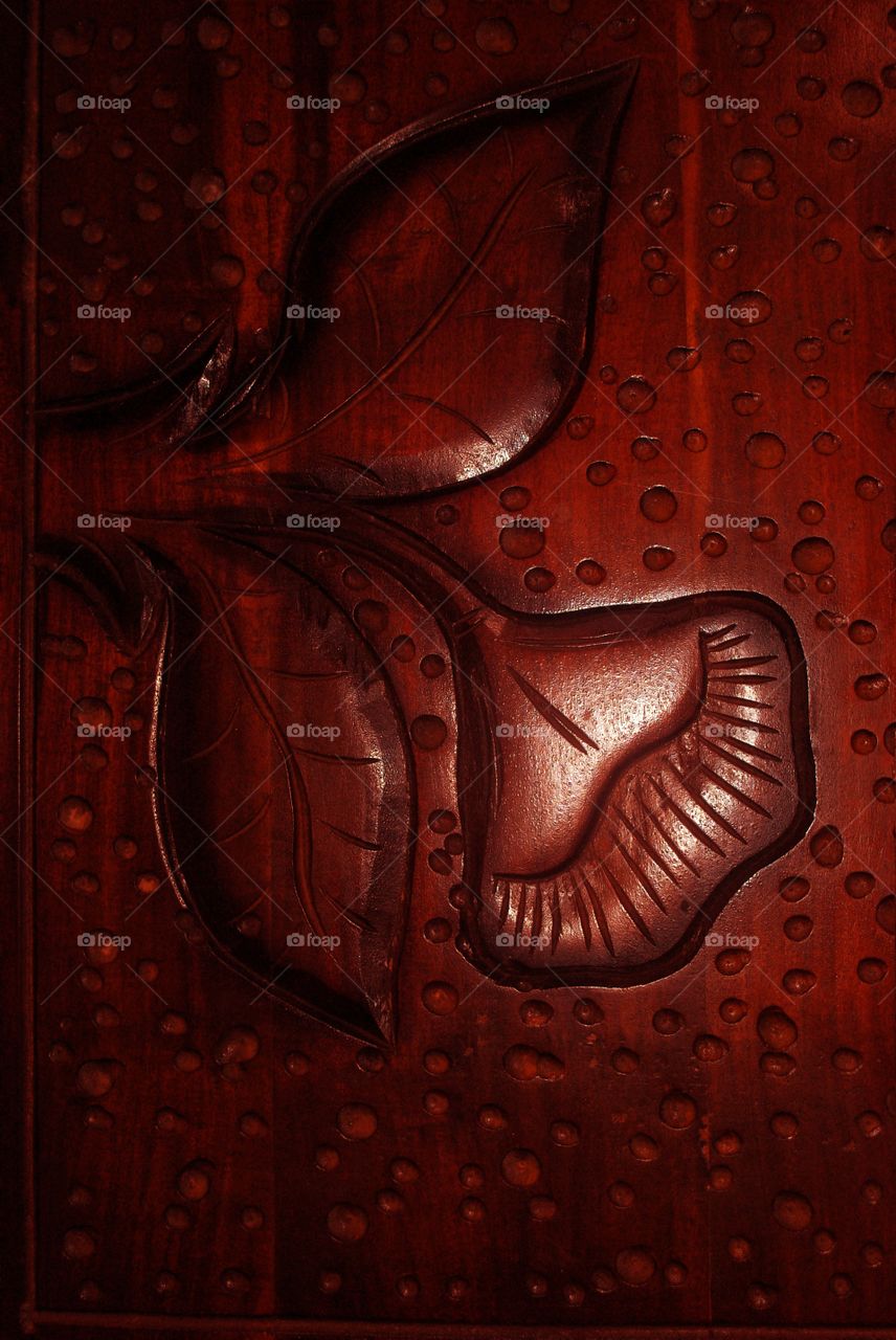 ukiran Kayu jati asal indonesia