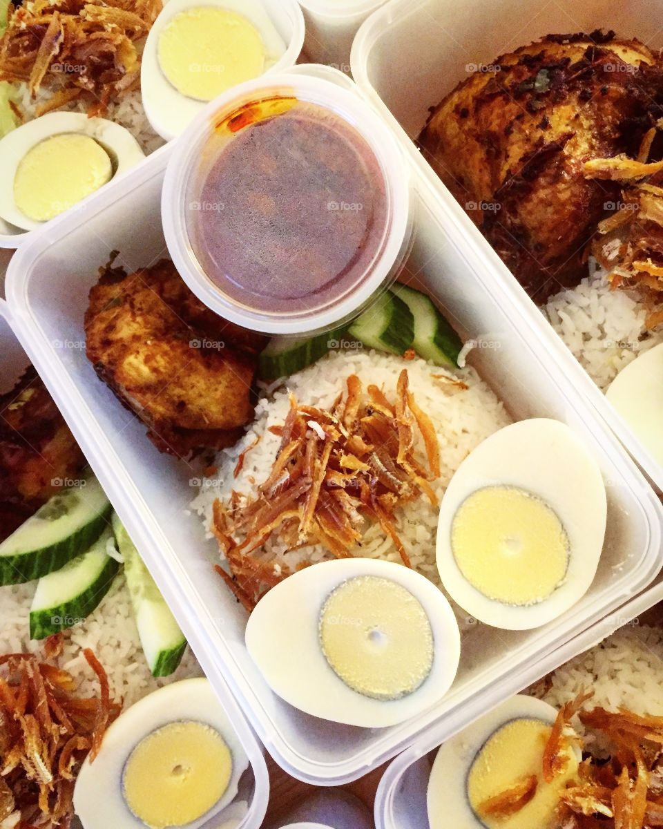 Nasi Lemak Ayam