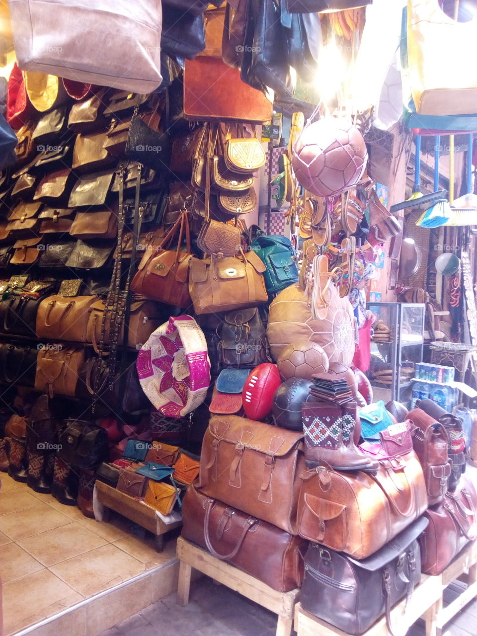 The traditional industry in Marrakech