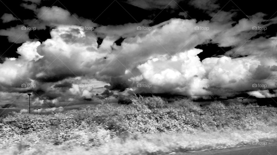 Infrared clouds from the freeway.