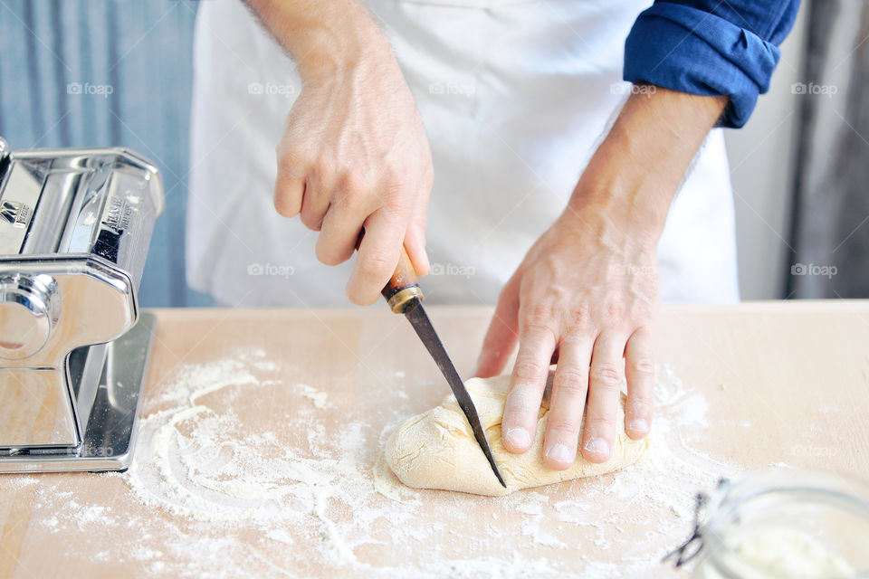 Preparing dinner 