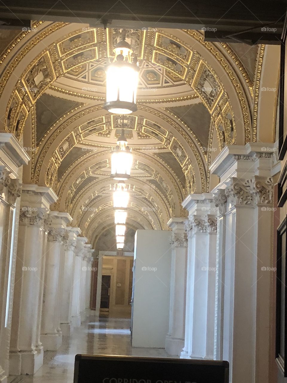 Trip to Washington D.C. Beautiful shapes inside the buildings.