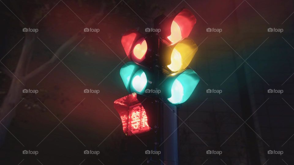 Heartwarming signal lamp