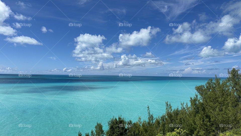 Beautiful colors of Bermuda’s Waters