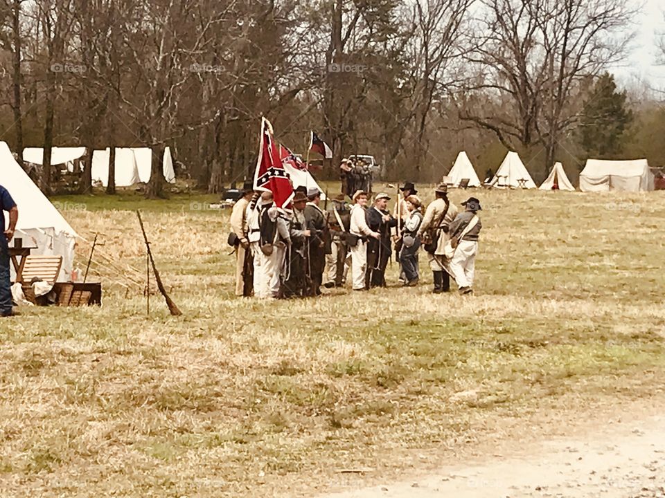 Picture from Reenactment of Seige at Bridgeport 