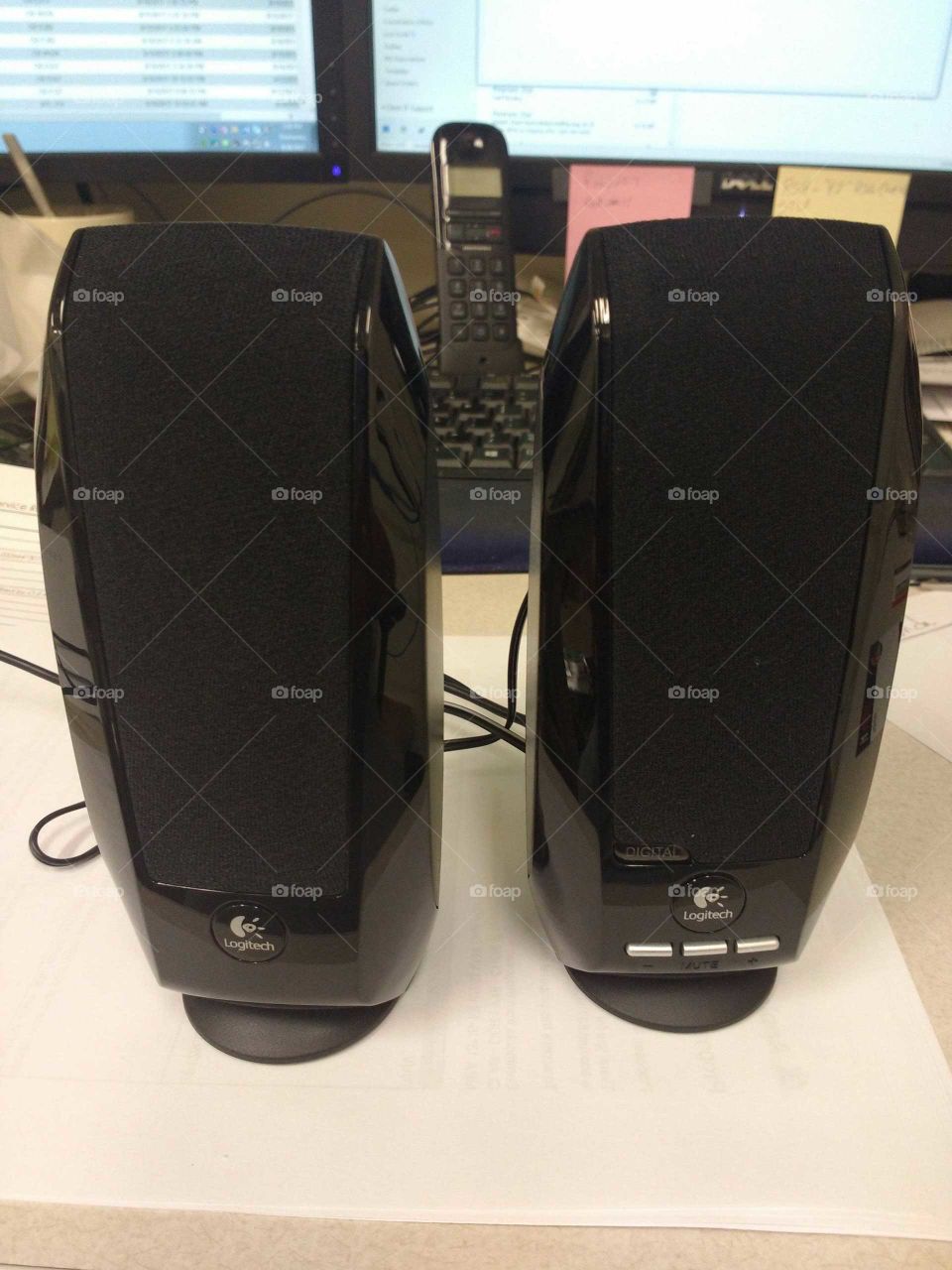 USB PC speakers by Logitech