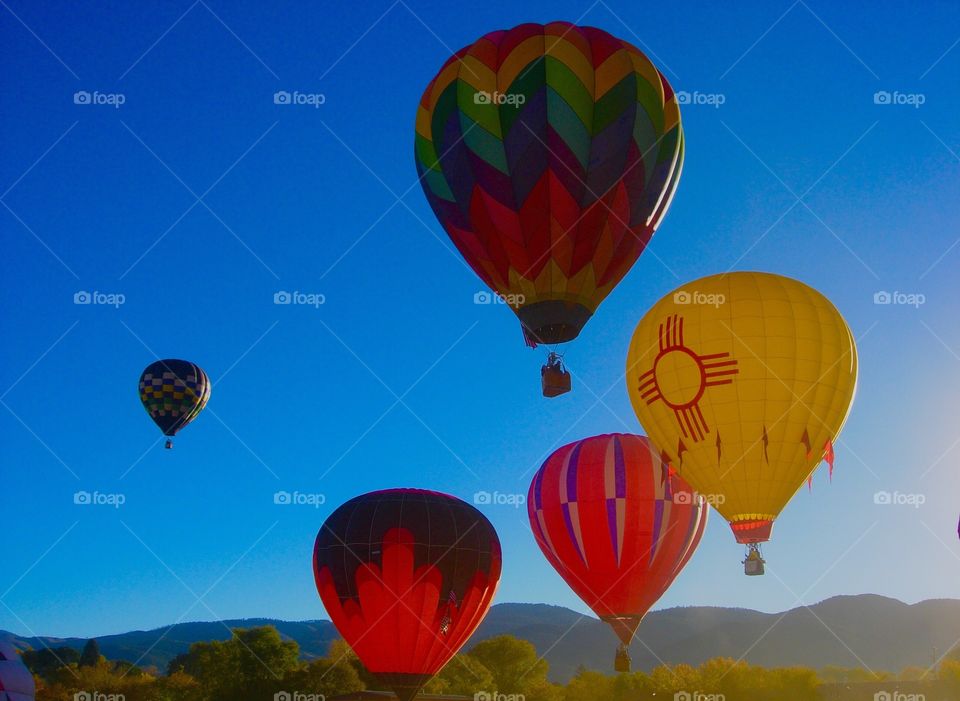 Balloons over Taos