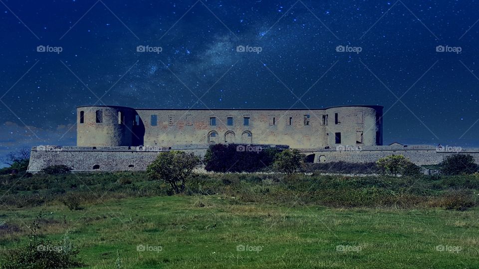 View of Borgholm Castel