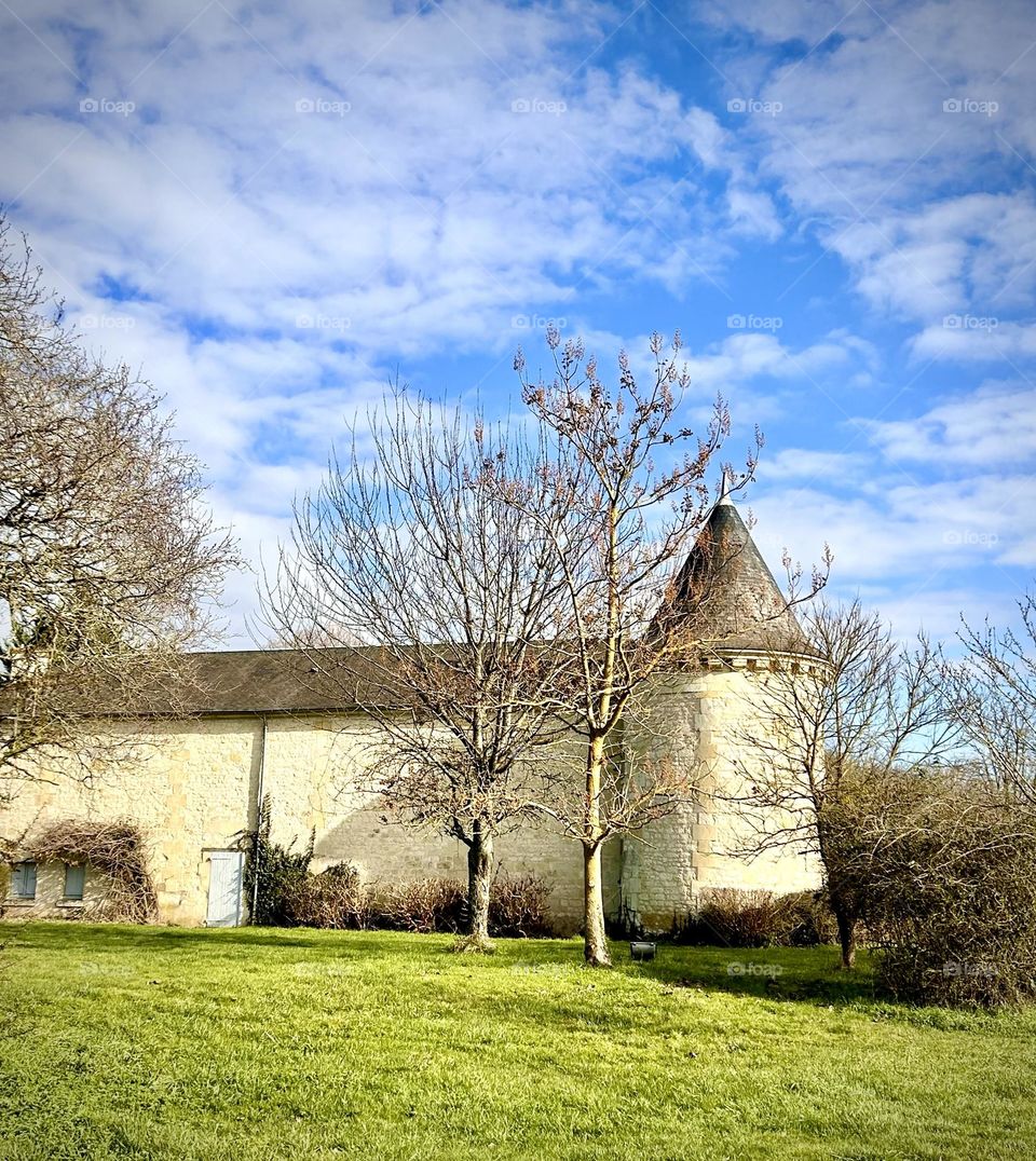 Castle , France February 2023 . 