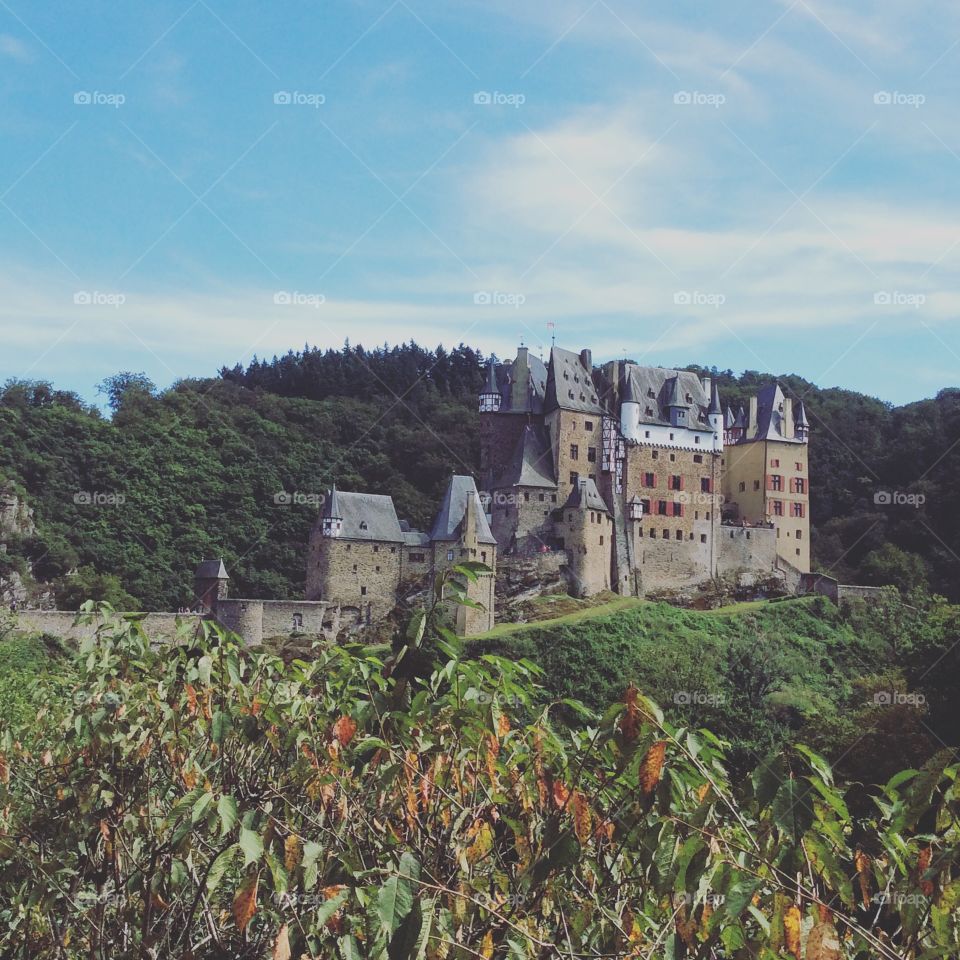 Eltz Castle in Wierschem, Deutschland 