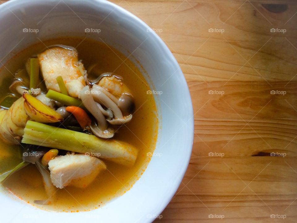 Thai food tomyum