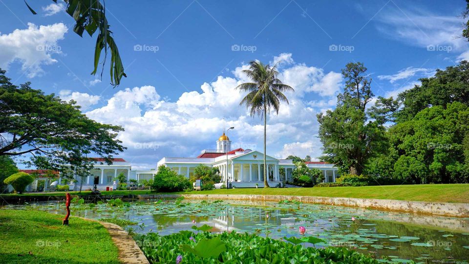 One of the Indonesia presidential palace, located in Bogor, West Java, Indonesia