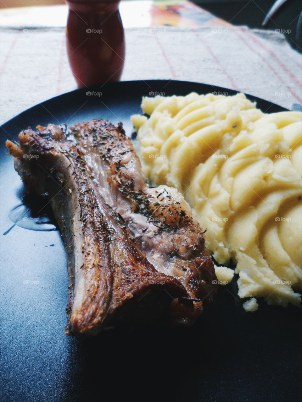 grilled pork ribs