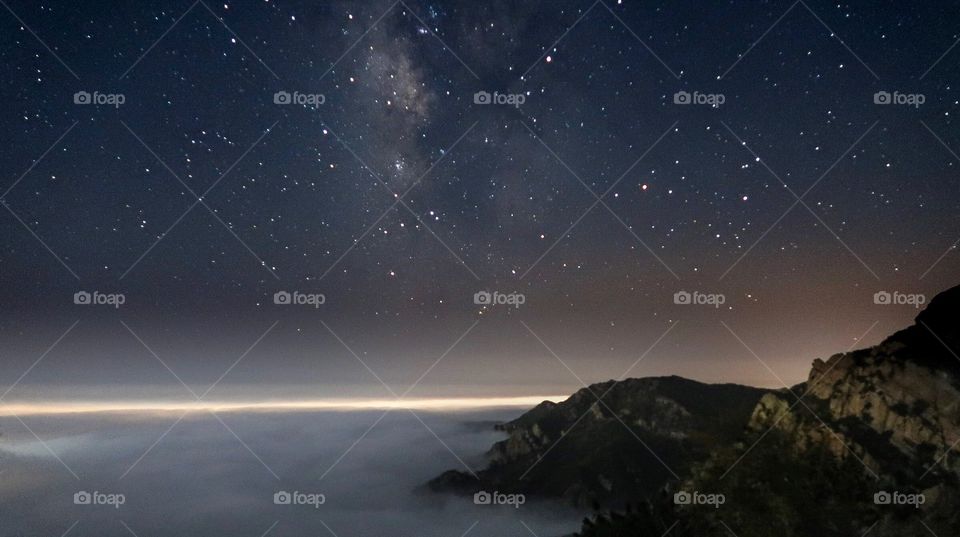 Milky Way over Malibu