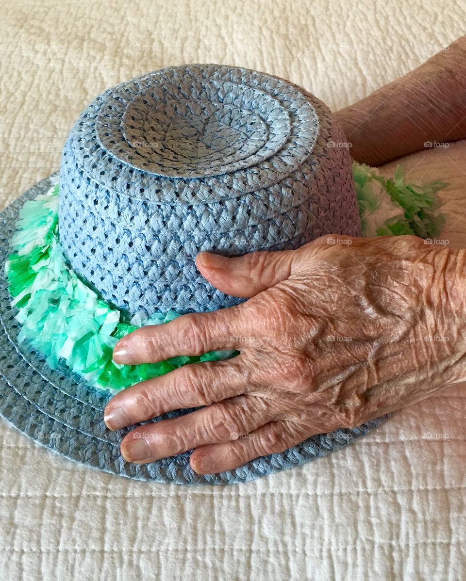 Grandma loves her hats