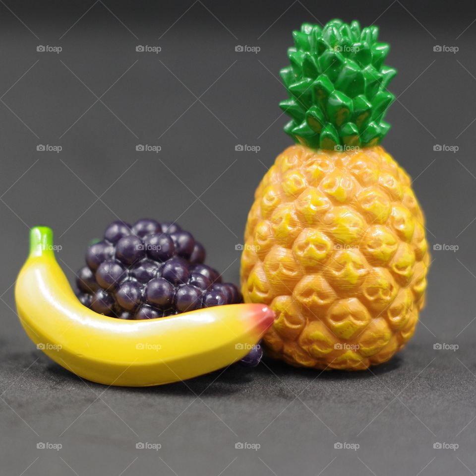 A small collection of kids play food that is eerily realistic 