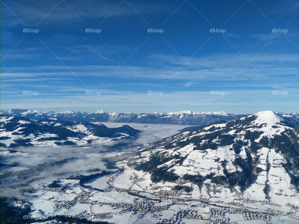 Panorama Landschaft Alpen Tirol Kitzbühel