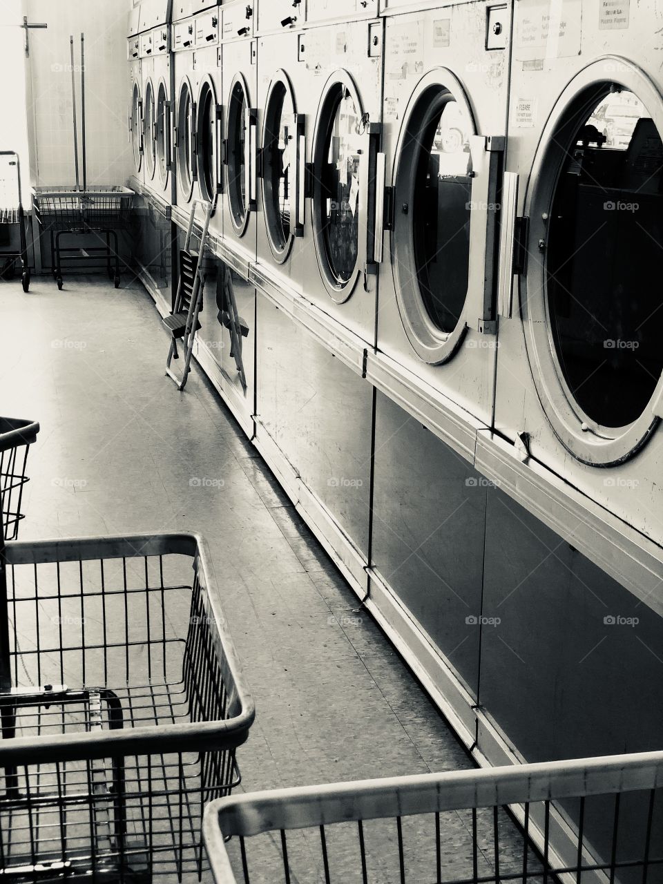 Laundromat dryers solitude 