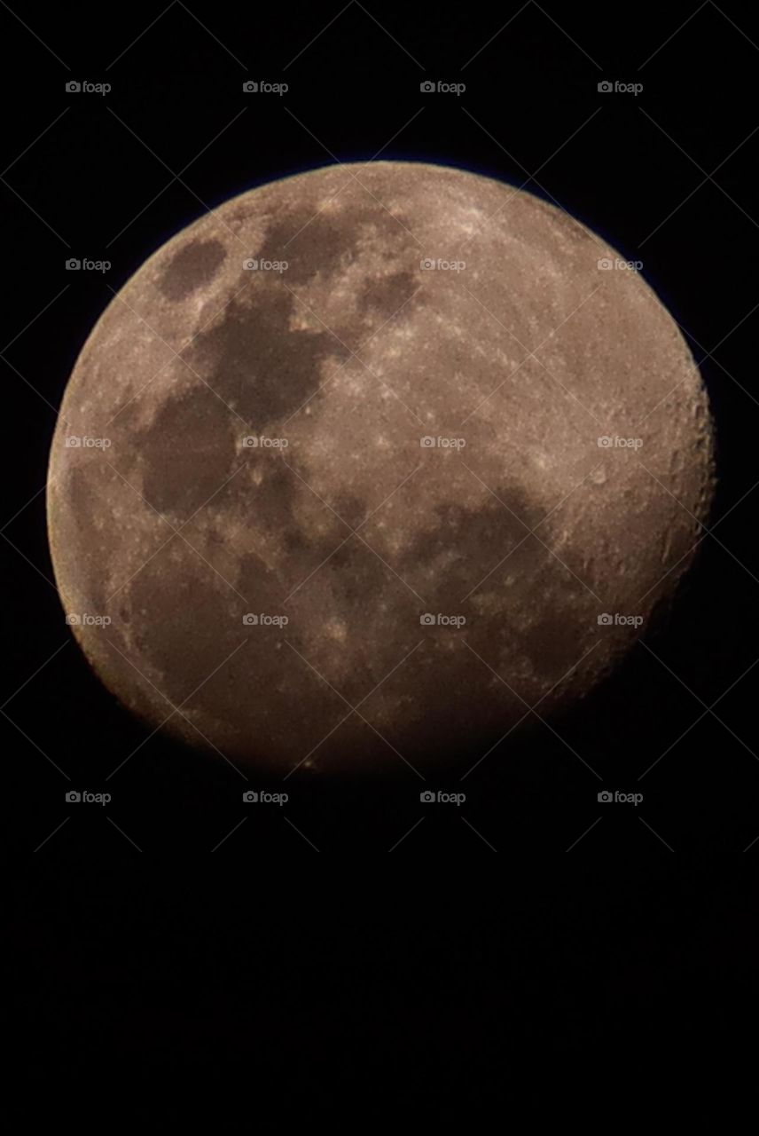 Moon at Waxing Gibbous phase