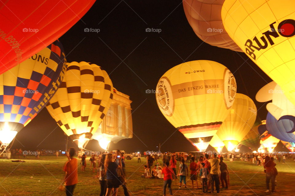 hot air balloons. International hot air balloon festival