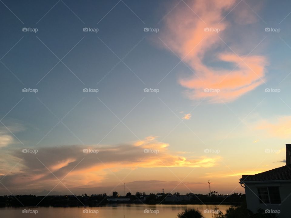 Sunset in Davie, FL