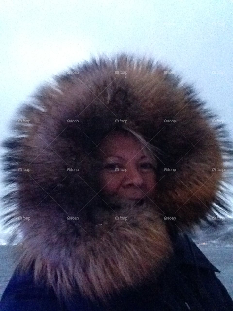 Frozen, cold on Hurtigruta, Tromsø, Norway