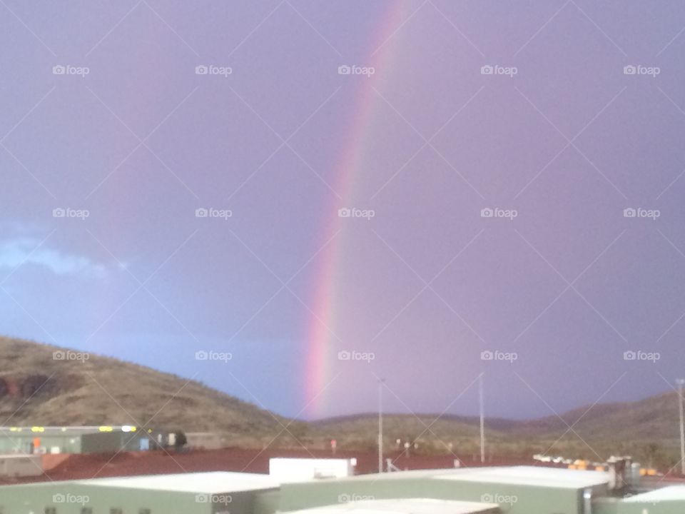 Rainbow over Solomon 