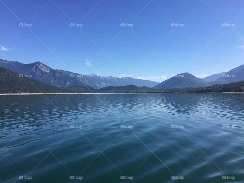 Water, Mountain, No Person, Lake, Landscape